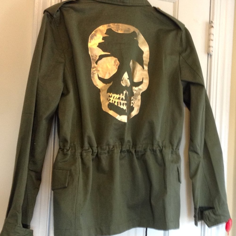 Zadig & Voltaire Kayak Skull Military Jacket - Picture 6 of 15